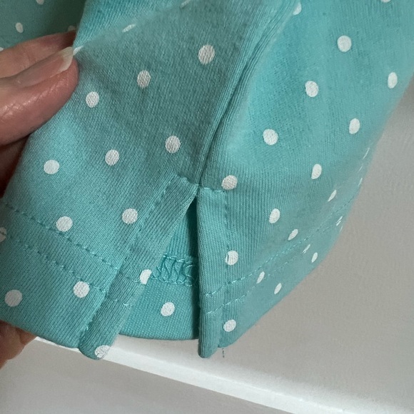 Appleseeds 3/4 Sleeve Polka Dot Top  PL - Picture 4 of 9